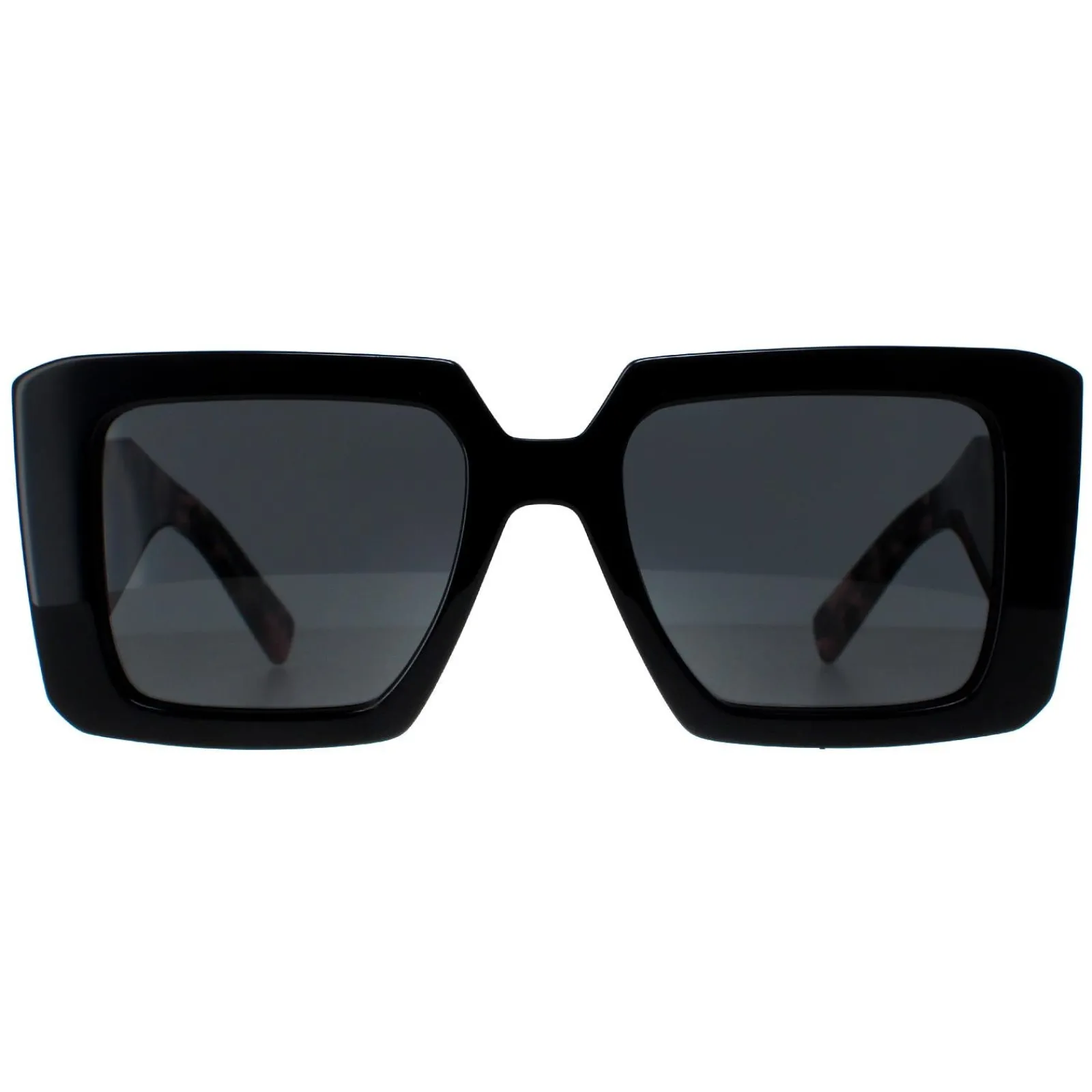 Prada Square|Prada^Sunglasses PR23YS 1AB5S0 Black Dark Grey