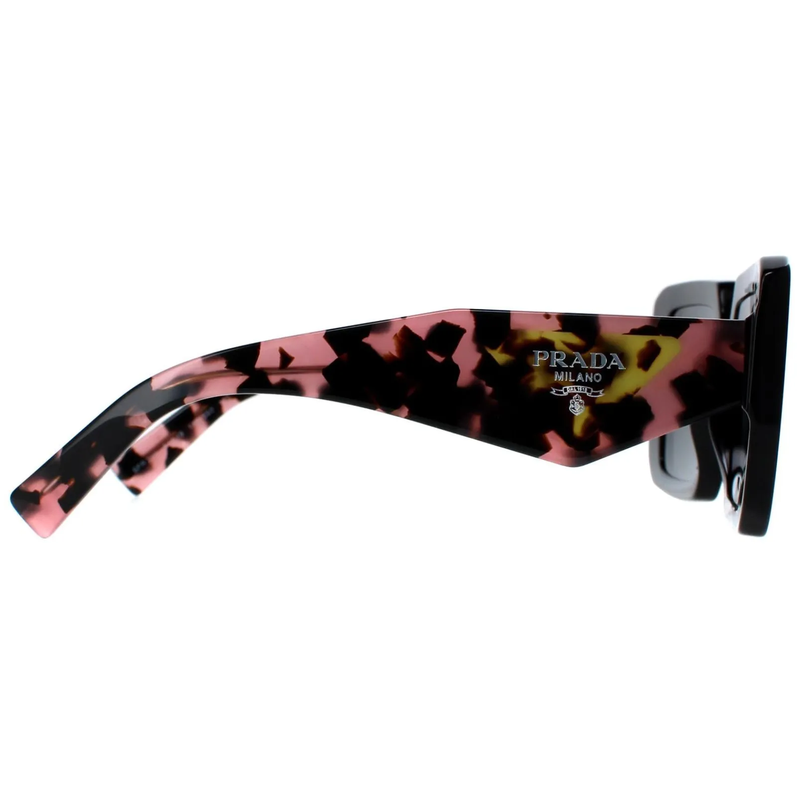 Prada Square|Prada^Sunglasses PR23YS 1AB5S0 Black Dark Grey