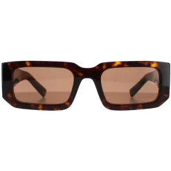 Prada Rectangle^Sunglasses PR06YS 2AU8C1 Dark Tortoise Dark Brown