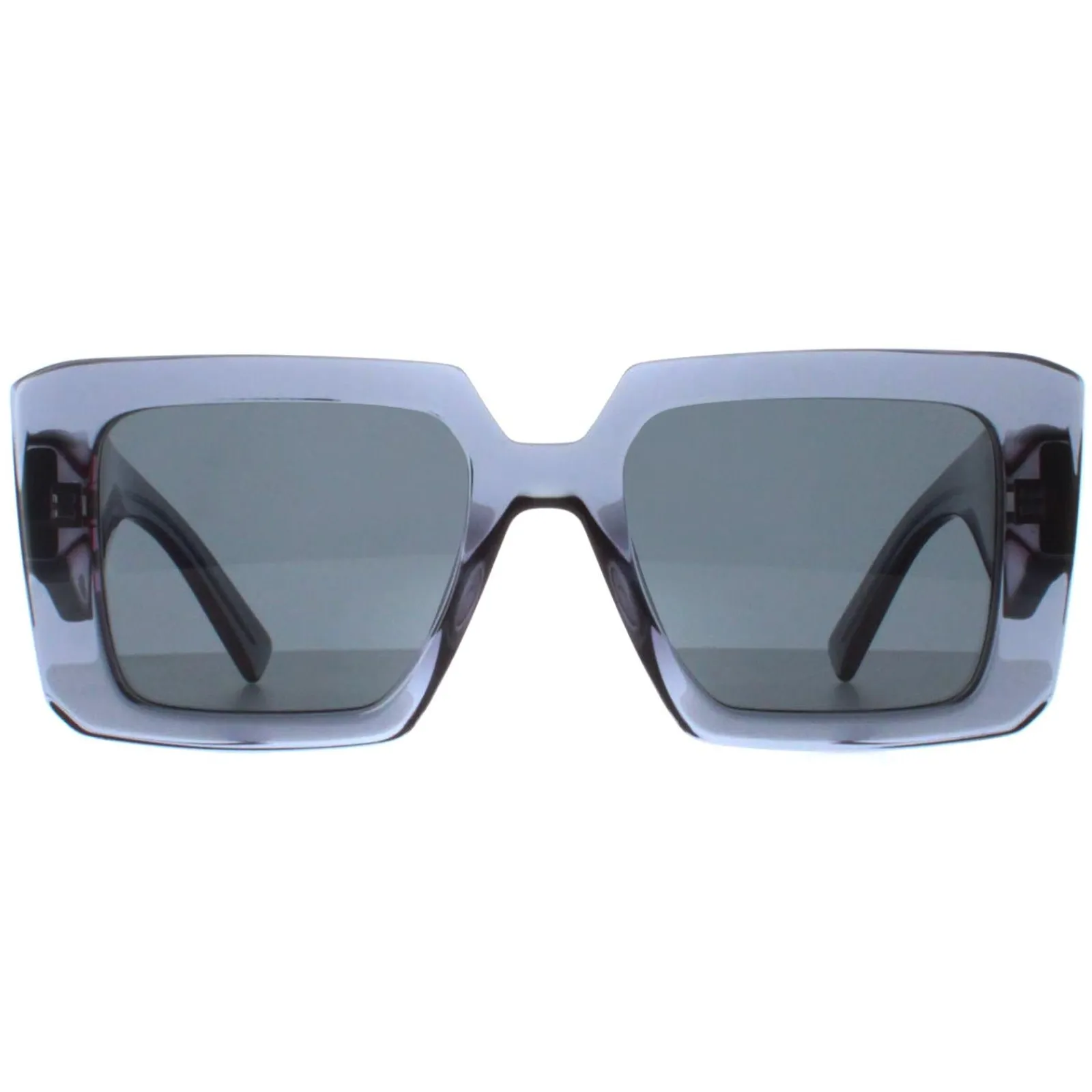 Prada Square|Prada^Sunglasses PR23YS 19O70B Transparent Graphite Dark Grey