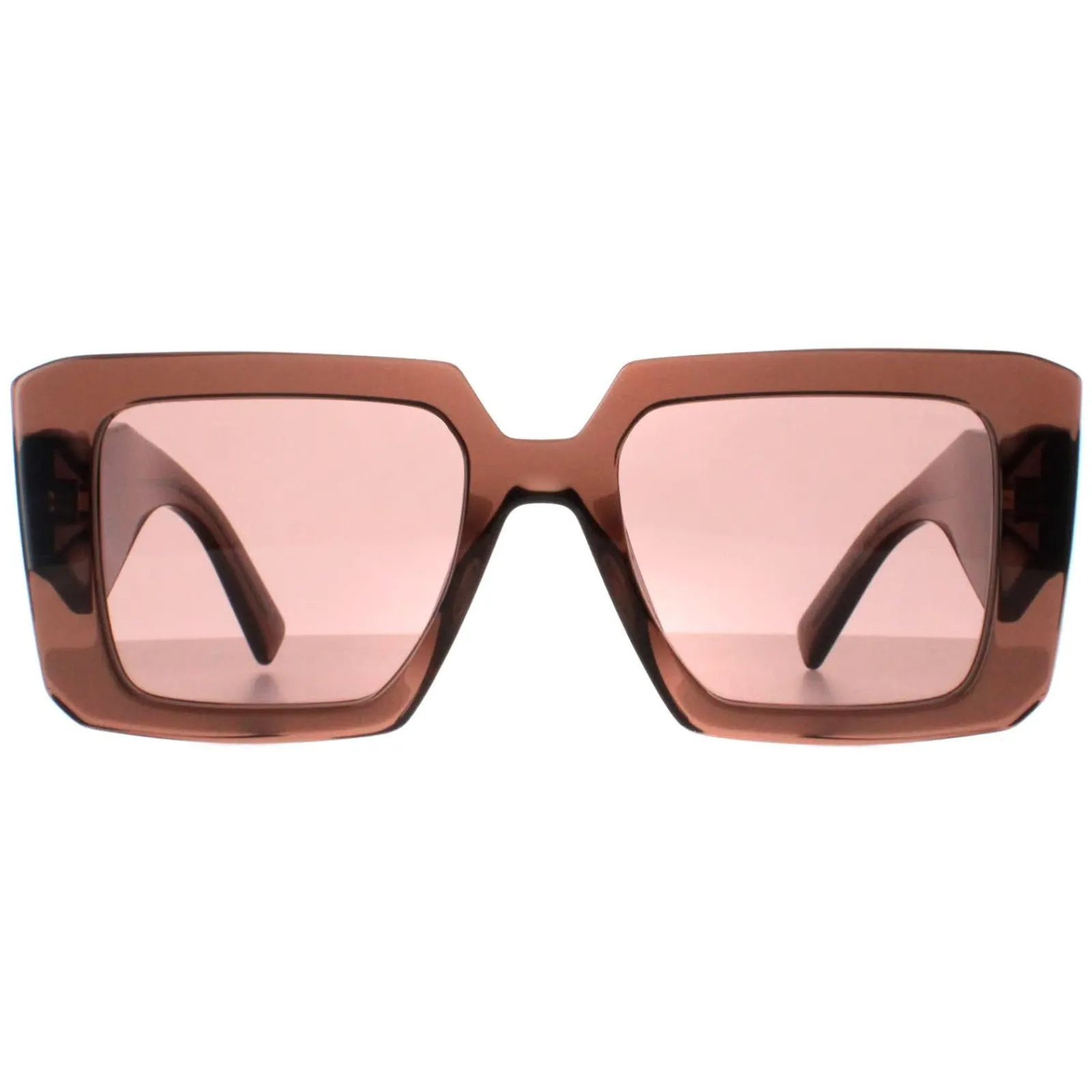 Prada Square|Prada^Sunglasses PR23YS 17O60B Brown Transparent Light Brown