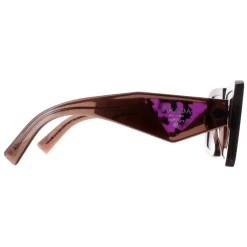 Prada Square|Prada^Sunglasses PR23YS 17O60B Brown Transparent Light Brown