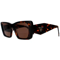 Prada Prada|Rectangle^Sunglasses PR08YS 01V8C1 Honey Havana Dark Brown