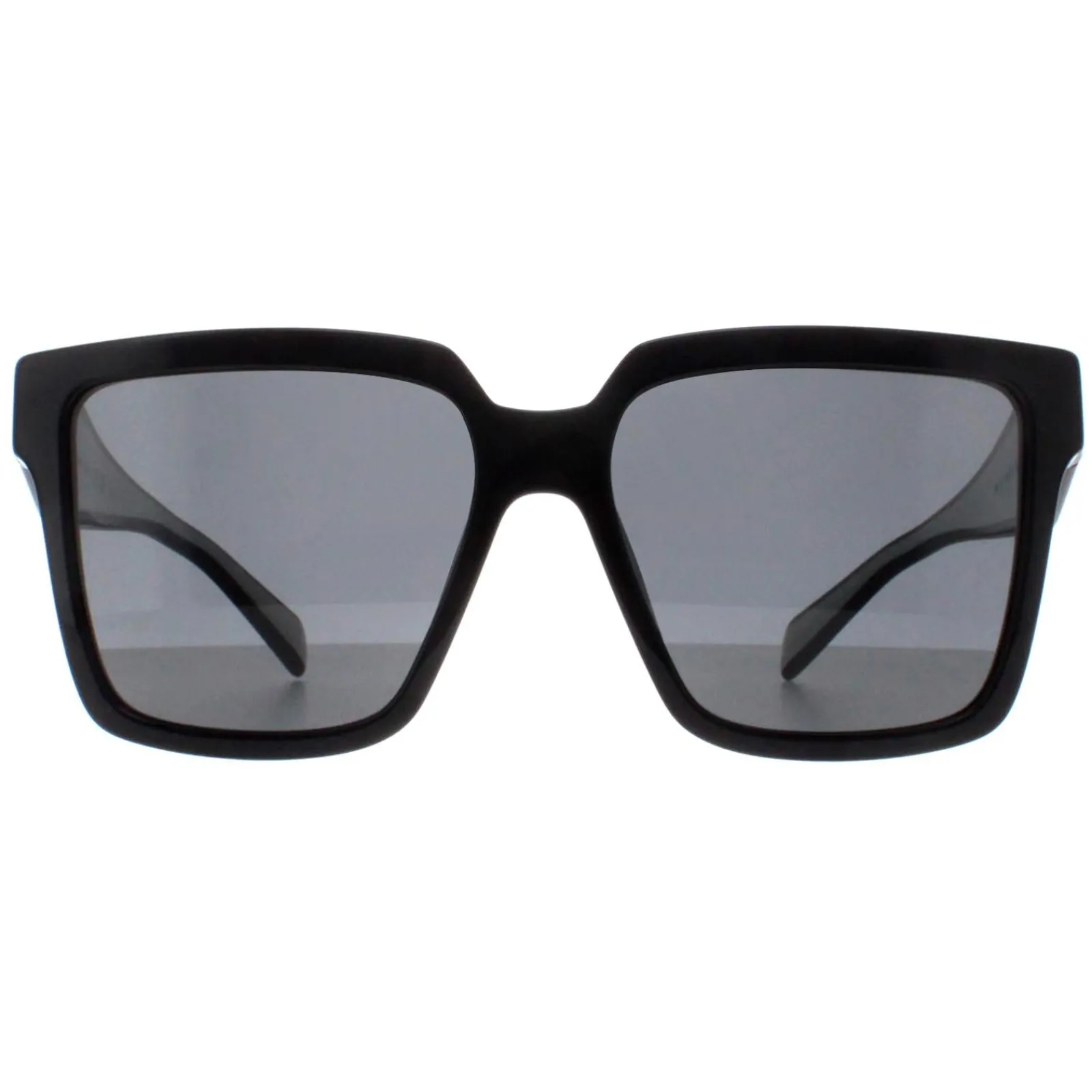 Prada Prada|Square^Sunglasses PR24ZS 1AB5S0 Black Dark Grey