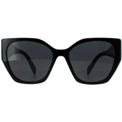 Prada Prada|Square^Sunglasses PR19ZS 1AB5S0 Black Dark Grey