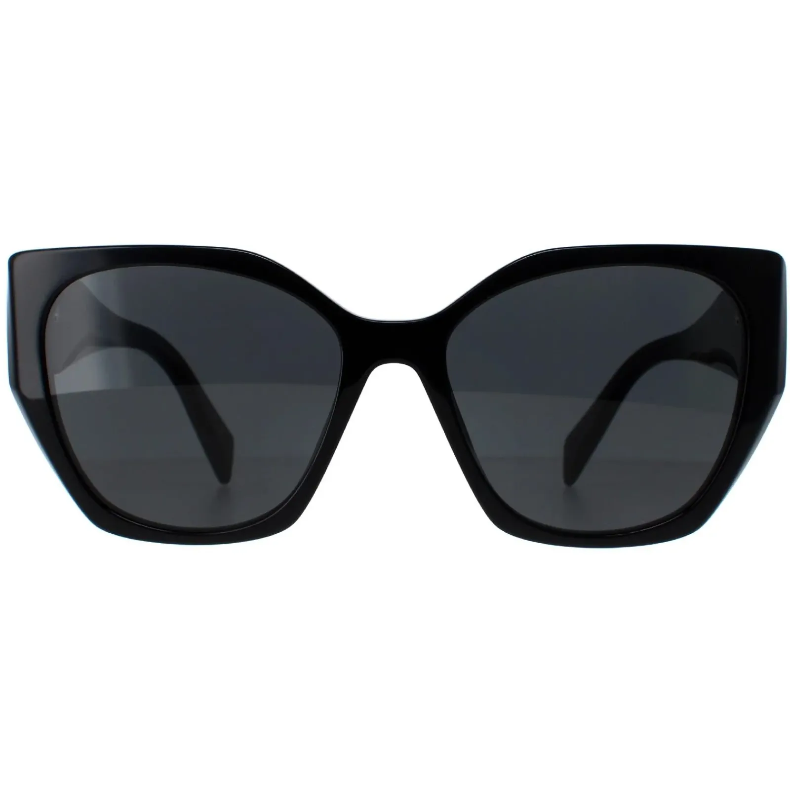 Prada Prada|Square^Sunglasses PR19ZS 1AB5S0 Black Dark Grey