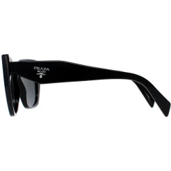 Prada Prada|Square^Sunglasses PR19ZS 1AB5S0 Black Dark Grey