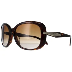 Prada Polarised^Sunglasses PR04ZSF 2AU6E1 Tortoise Brown Gradient Polarized