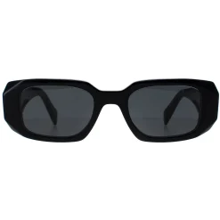 Prada Prada|Rectangle^Symbole Sunglasses - Women Luxury Rectangle PR17WS 1AB5S0 - Blac