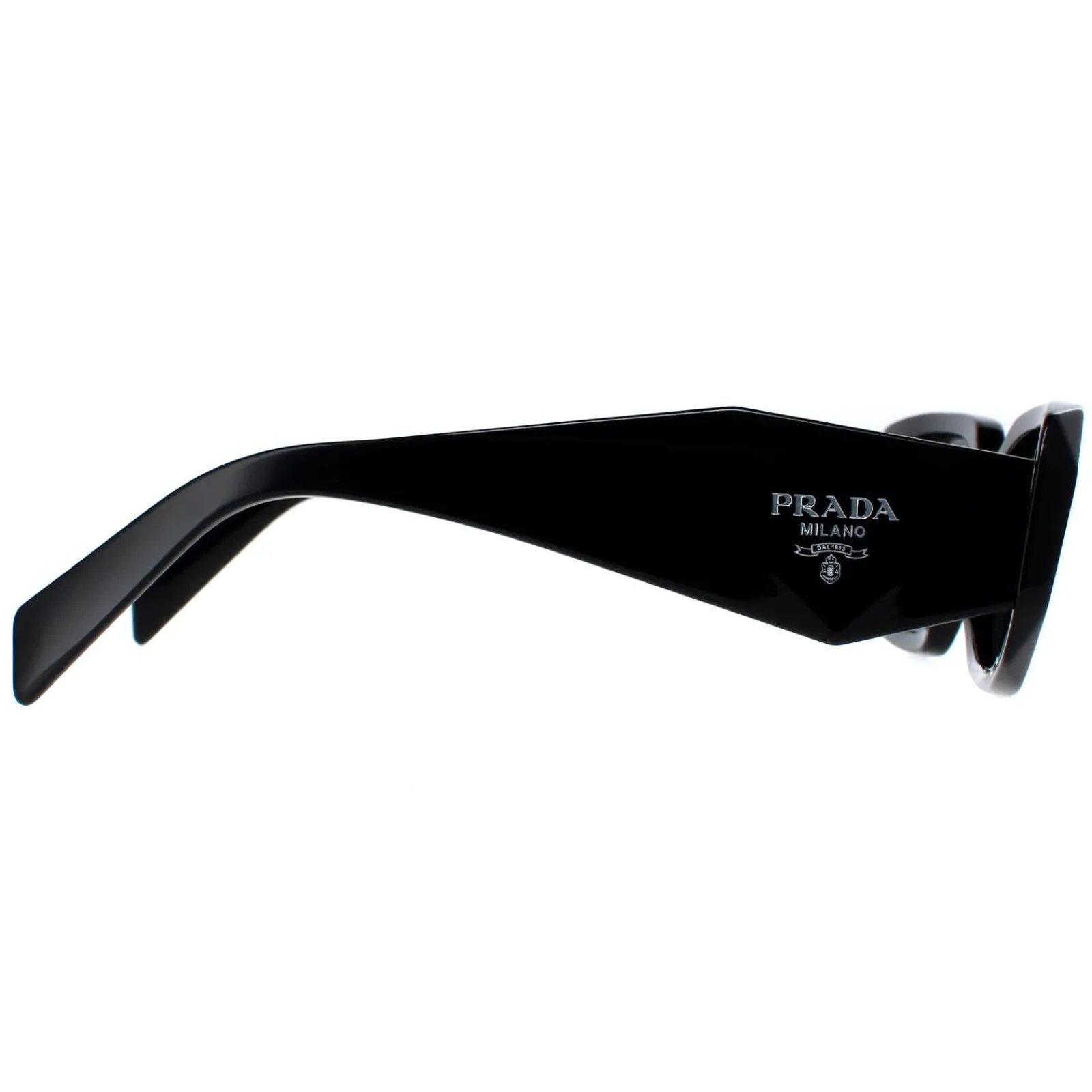 Prada Prada|Rectangle^Symbole Sunglasses - Women Luxury Rectangle PR17WS 1AB5S0 - Blac