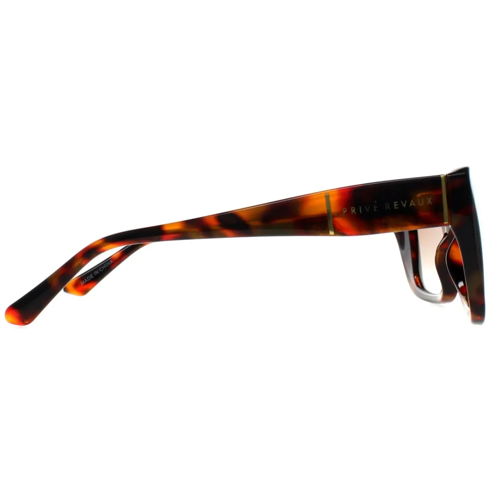 Prive Revaux Cat-Eye^Sunglasses Buena Vista 2.0 WR9 LA Tortoise Brown Gradient