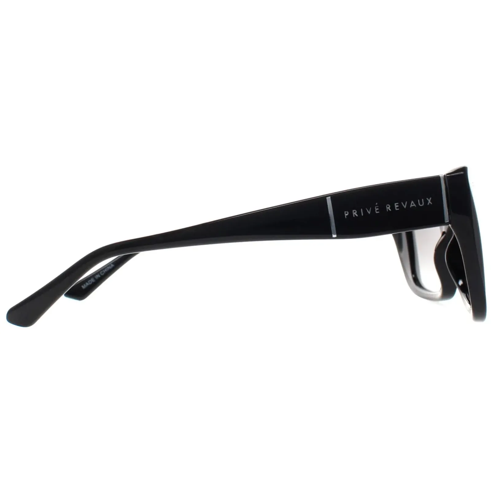 Prive Revaux Cat-Eye^Sunglasses Buena Vista 2.0 807 WJ Black Grey