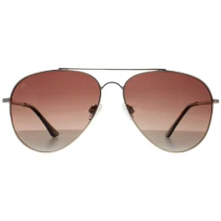 Prive Revaux Aviator|Aviator^Sunglasses Cali J5G Champagne Gold Brown Gradient