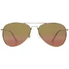 Prive Revaux Aviator|Aviator^Sunglasses Commando Mini J5G AI Champagne Gold Pink Mirro