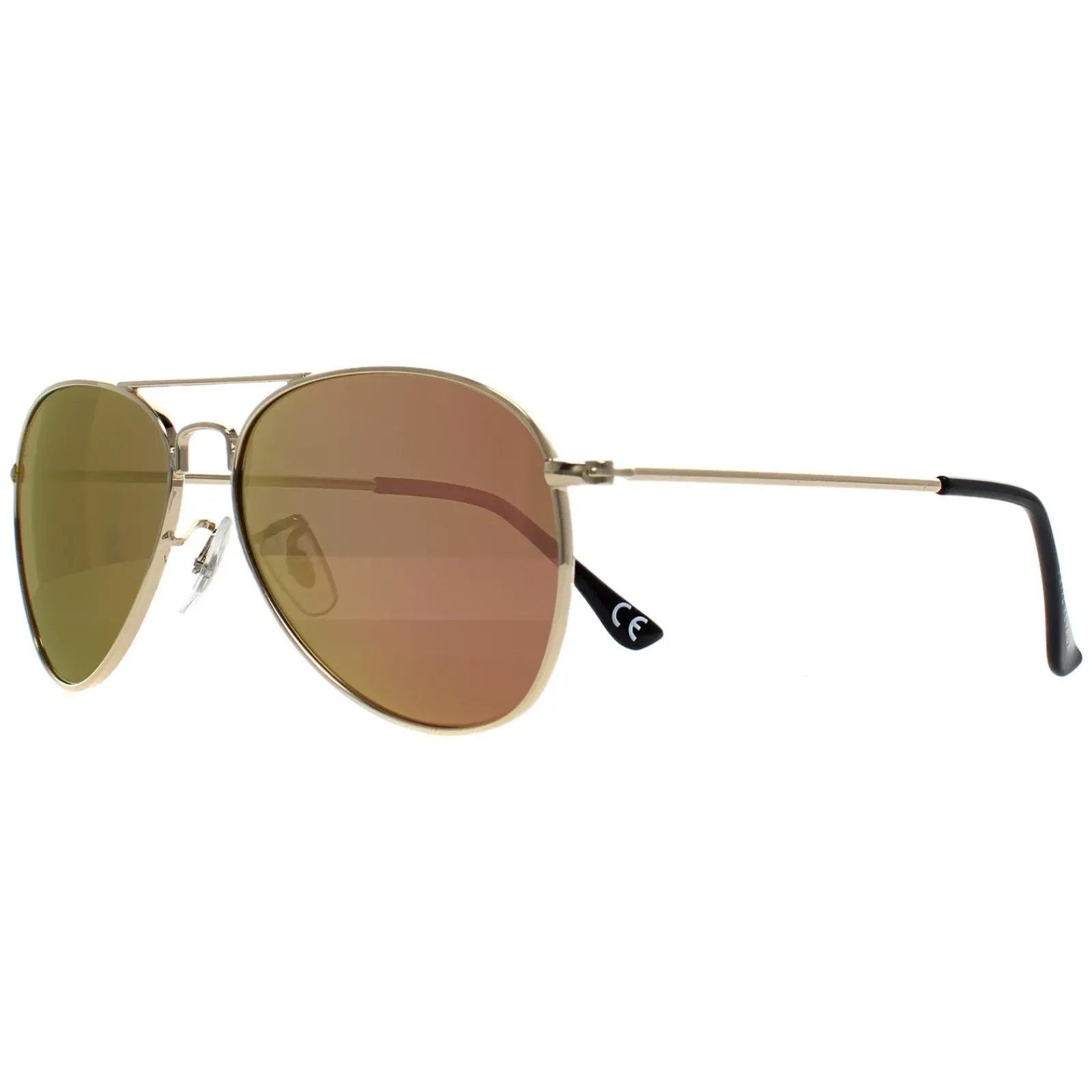 Prive Revaux Aviator|Aviator^Sunglasses Commando Mini J5G AI Champagne Gold Pink Mirro