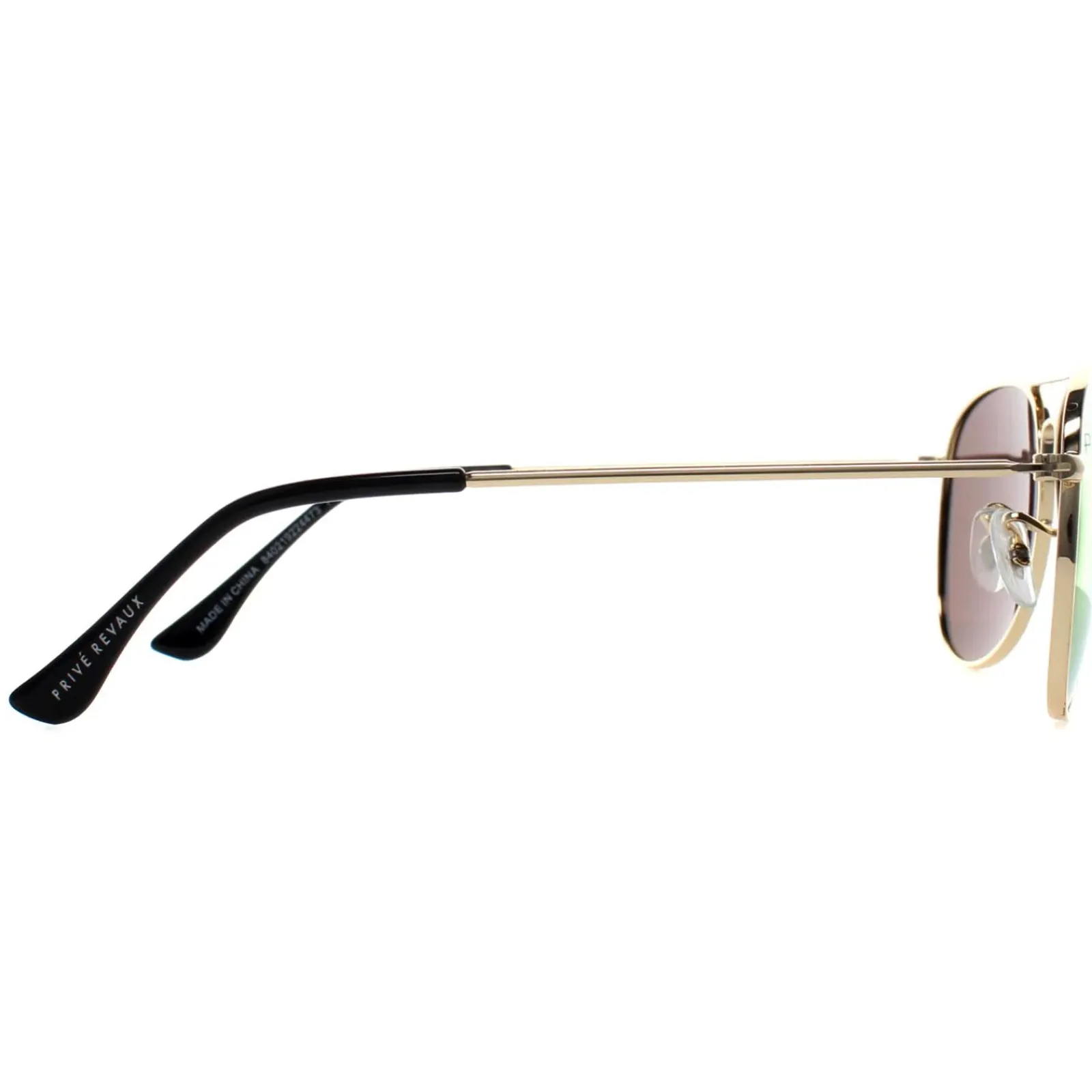 Prive Revaux Aviator|Aviator^Sunglasses Commando Mini J5G AI Champagne Gold Pink Mirro