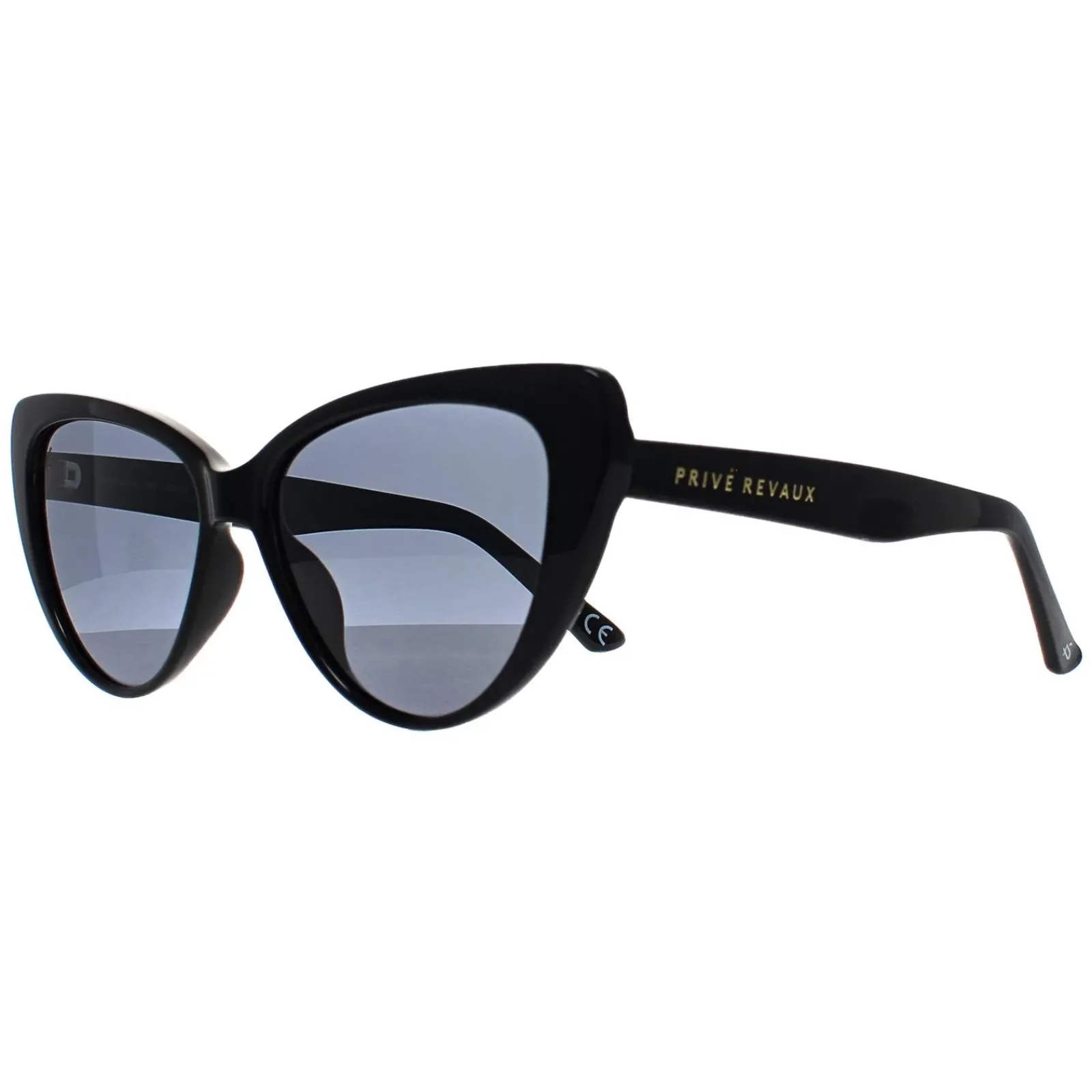 Prive Revaux Cat-Eye^Sunglasses Oh Darling 807 M9 Black Grey