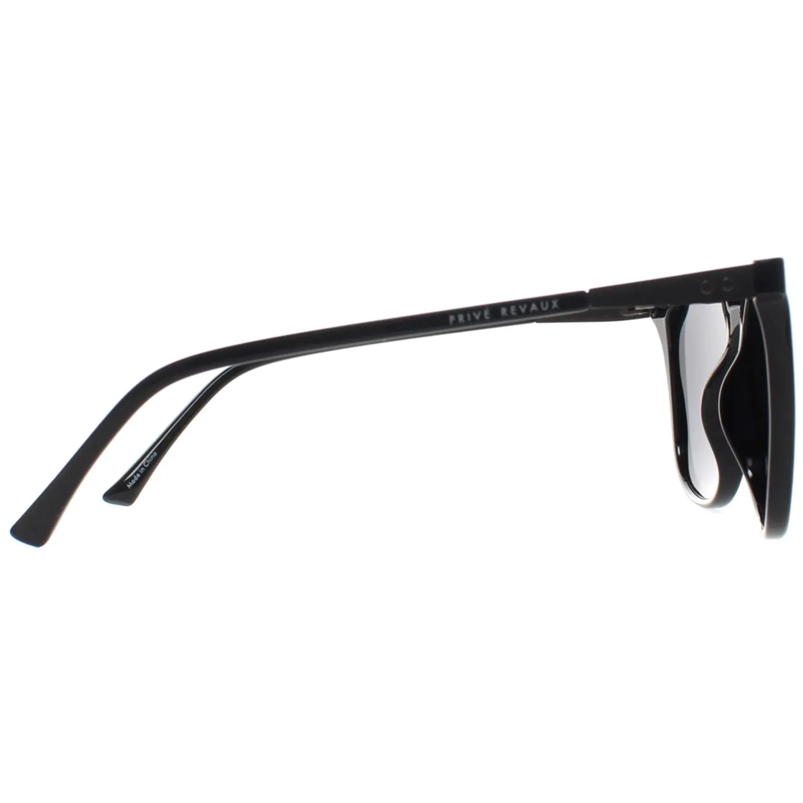 Prive Revaux Square|Square^Sunglasses Pioneer 807 Caviar Black Grey