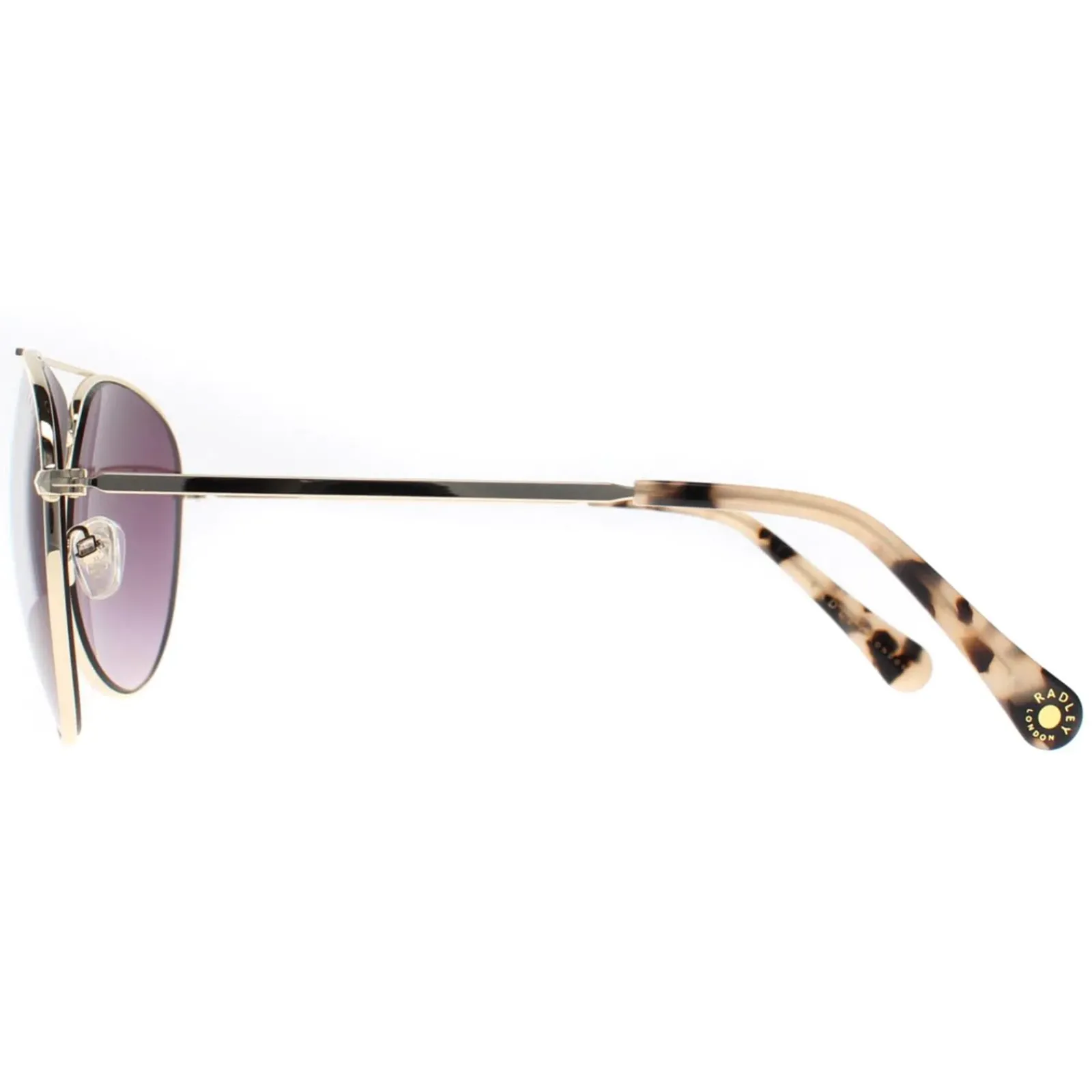 Radley Aviator^Sunglasses Petula 201 Gold Purple
