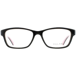 Ralph by Ralph Lauren Rectangle^Glasses Frames RA7108 5001 Shiny Black Women