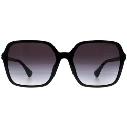Ralph by Ralph Lauren Square^Sunglasses RA5291U 50018G Shiny Black Grey Gradi