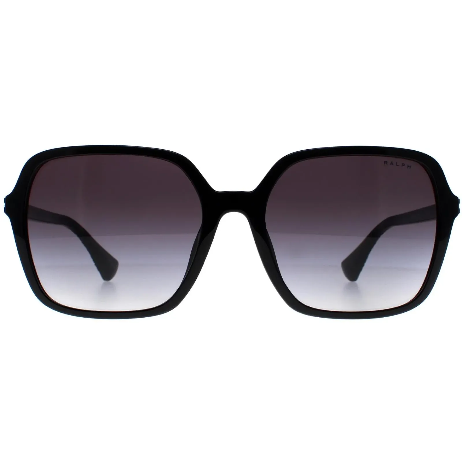 Ralph by Ralph Lauren Square^Sunglasses RA5291U 50018G Shiny Black Grey Gradi