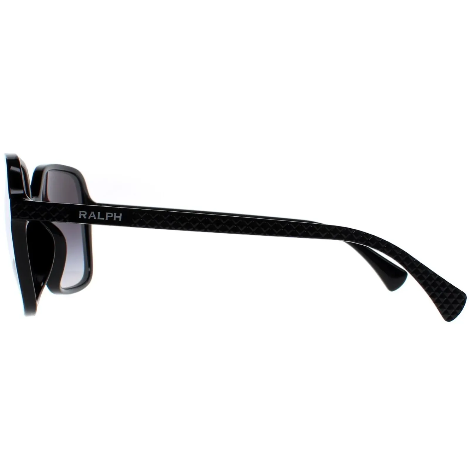 Ralph by Ralph Lauren Square^Sunglasses RA5291U 50018G Shiny Black Grey Gradi