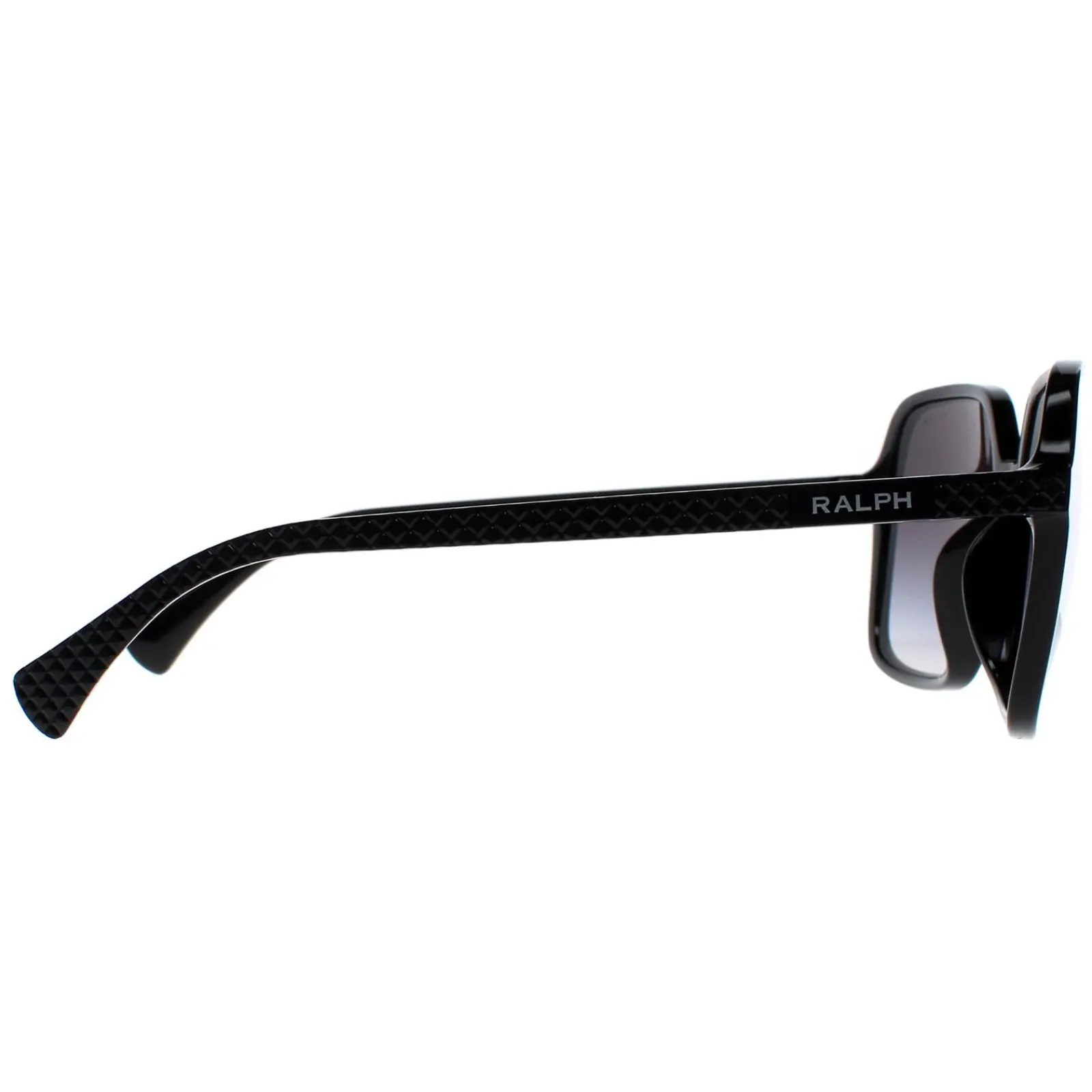 Ralph by Ralph Lauren Square^Sunglasses RA5291U 50018G Shiny Black Grey Gradi