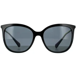 Ralph by Ralph Lauren Polarised|Butterfly^Sunglasses RA5248 500181 Shiny Black Dark Grey P