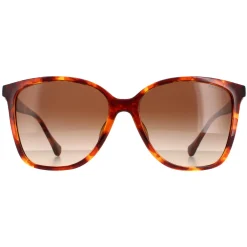 Ralph by Ralph Lauren Cat-Eye^Sunglasses RA5281U 588513 Shiny Havana Brown Gra
