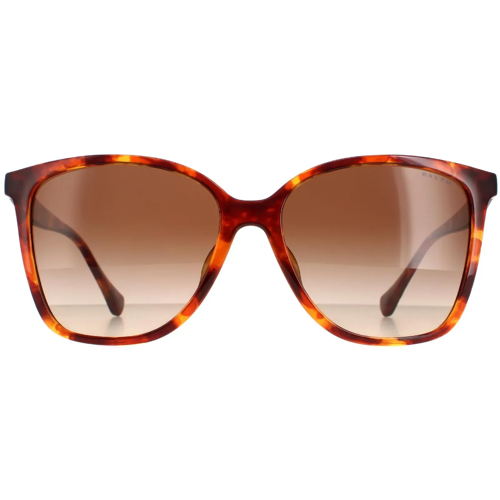 Ralph by Ralph Lauren Cat-Eye^Sunglasses RA5281U 588513 Shiny Havana Brown Gra