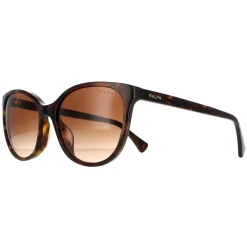 Ralph by Ralph Lauren Cat-Eye^Sunglasses RA5282U 500313 Havana Brown Brown Gra