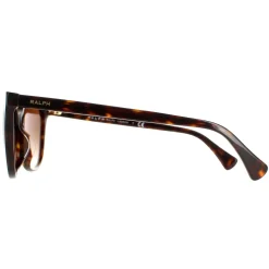 Ralph by Ralph Lauren Cat-Eye^Sunglasses RA5282U 500313 Havana Brown Brown Gra