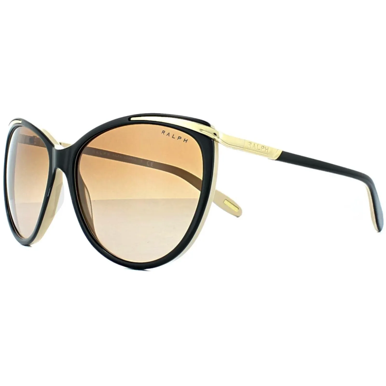 Ralph by Ralph Lauren Cat-Eye^Sunglasses 5150 109013 Dark Brown Brown Orange G