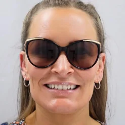 Ralph by Ralph Lauren Cat-Eye^Sunglasses 5150 109013 Dark Brown Brown Orange G