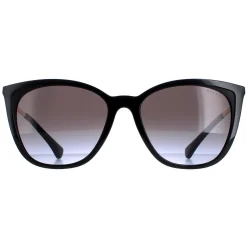 Ralph by Ralph Lauren Cat-Eye^Sunglasses RA5280 50018G Shiny Black Grey Gradie