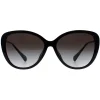 Ralph by Ralph Lauren Butterfly^Sunglasses RA5288U 50018G Shiny Black Grey Gradi