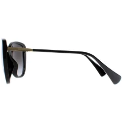 Ralph by Ralph Lauren Butterfly^Sunglasses RA5288U 50018G Shiny Black Grey Gradi
