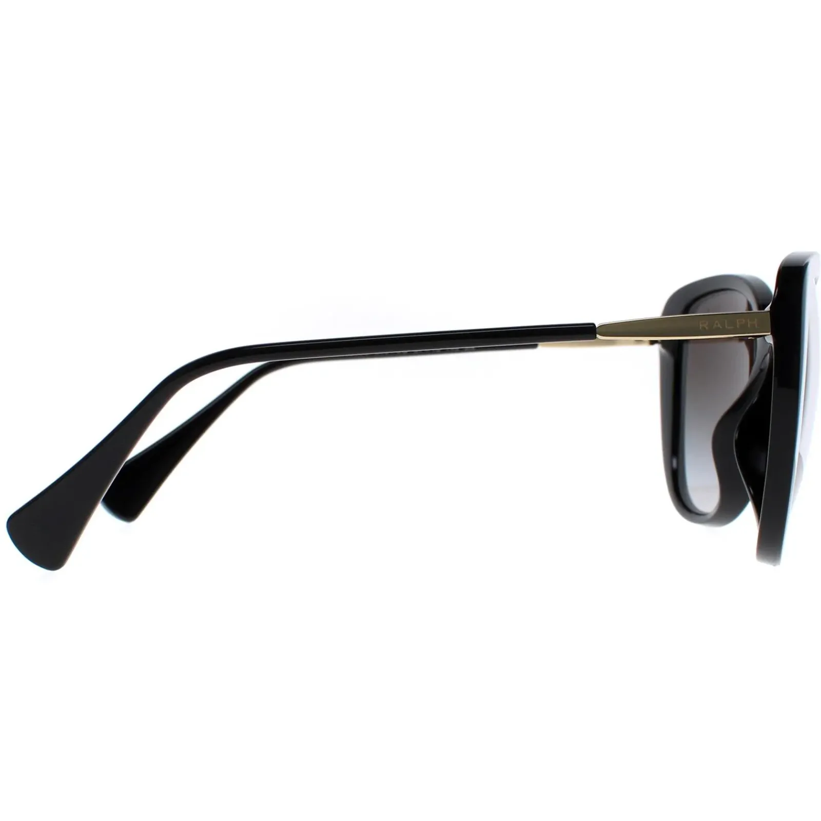 Ralph by Ralph Lauren Butterfly^Sunglasses RA5288U 50018G Shiny Black Grey Gradi