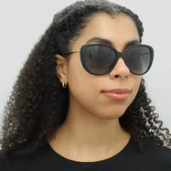 Ralph by Ralph Lauren Butterfly^Sunglasses RA5288U 50018G Shiny Black Grey Gradi