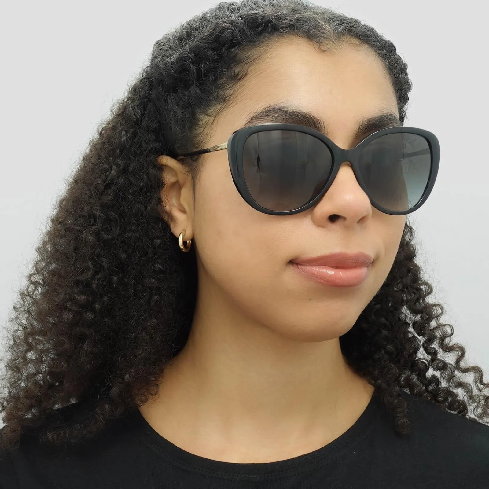 Ralph by Ralph Lauren Butterfly^Sunglasses RA5288U 50018G Shiny Black Grey Gradi