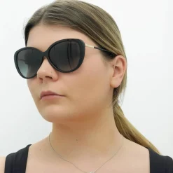 Ralph by Ralph Lauren Butterfly^Sunglasses RA5288U 50018G Shiny Black Grey Gradi