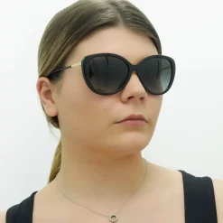 Ralph by Ralph Lauren Butterfly^Sunglasses RA5288U 50018G Shiny Black Grey Gradi