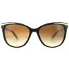 Ralph by Ralph Lauren Cat-Eye^Sunglasses 5203 109013 Black Brown Gradient