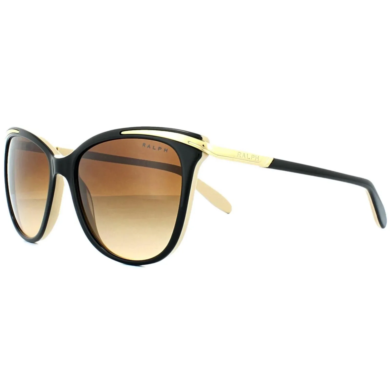 Ralph by Ralph Lauren Cat-Eye^Sunglasses 5203 109013 Black Brown Gradient