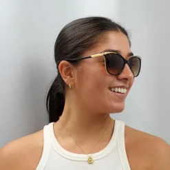 Ralph by Ralph Lauren Cat-Eye^Sunglasses 5203 109013 Black Brown Gradient