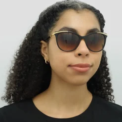 Ralph by Ralph Lauren Cat-Eye^Sunglasses 5203 109013 Black Brown Gradient