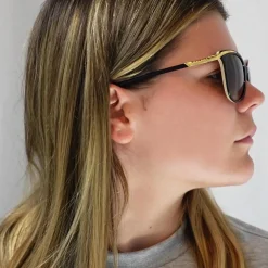 Ralph by Ralph Lauren Cat-Eye^Sunglasses 5203 109013 Black Brown Gradient