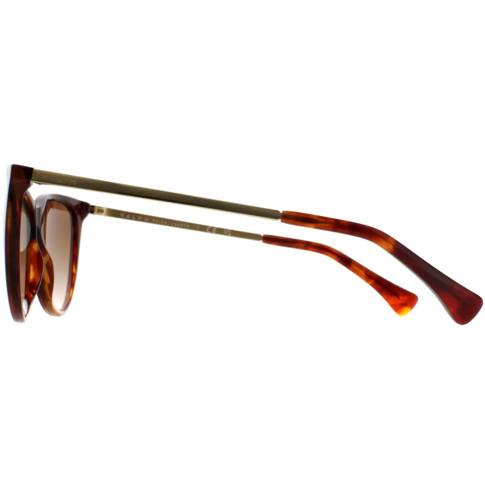 Ralph by Ralph Lauren Cat-Eye^Sunglasses RA5290 601113 Shiny Havana Orange Bro