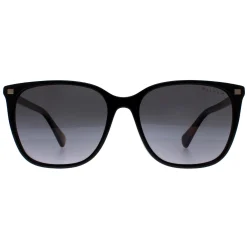 Ralph by Ralph Lauren Square^Sunglasses RA5293 6037T3 Shiny Black with Havana